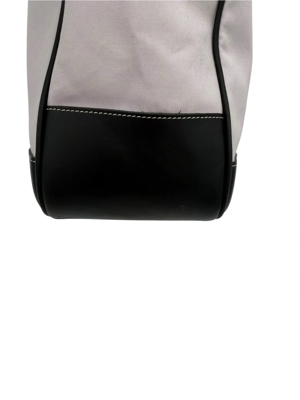 Coach Hamptons Tote Bag Style 7707 Pink Double-Faced Fabric Black Leather Trim
